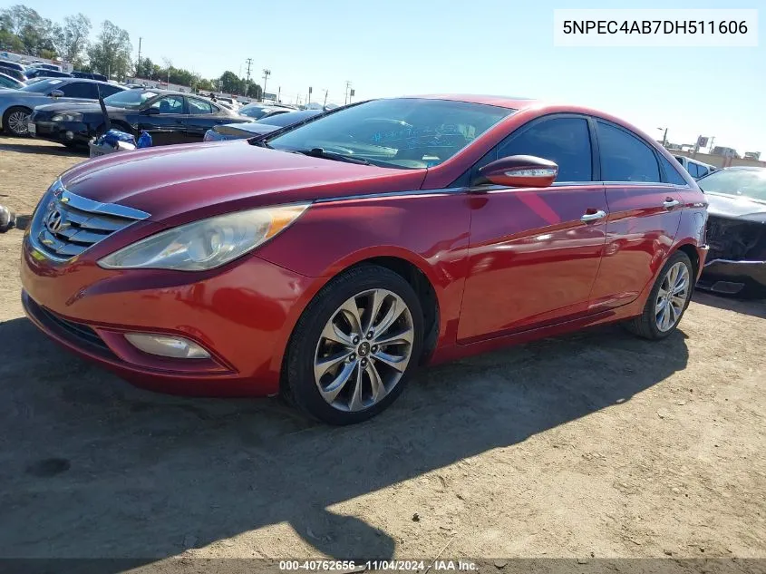 2013 Hyundai Sonata Limited 2.0T VIN: 5NPEC4AB7DH511606 Lot: 40762656