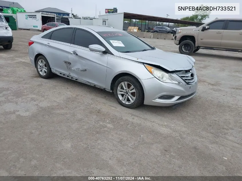 2013 Hyundai Sonata Gls VIN: 5NPEB4AC8DH733521 Lot: 40763252