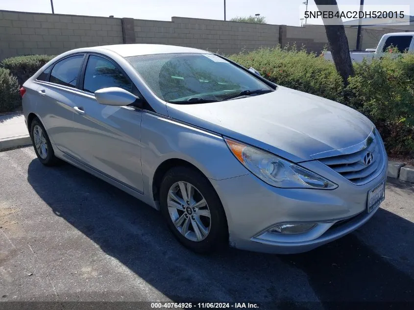 2013 Hyundai Sonata Gls VIN: 5NPEB4AC2DH520015 Lot: 40764926