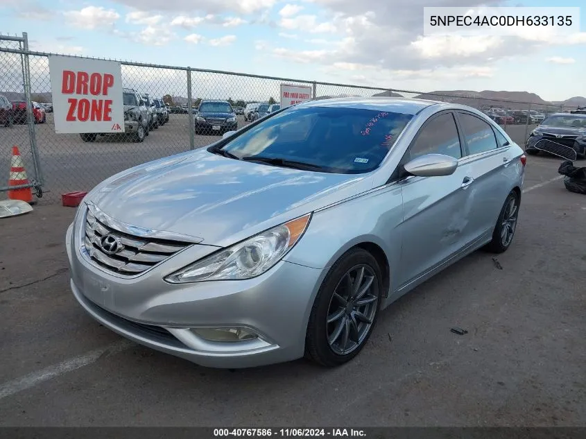 2013 Hyundai Sonata Se VIN: 5NPEC4AC0DH633135 Lot: 40767586