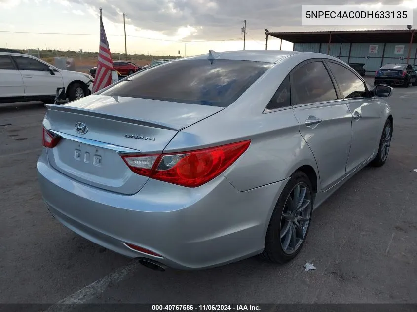 2013 Hyundai Sonata Se VIN: 5NPEC4AC0DH633135 Lot: 40767586