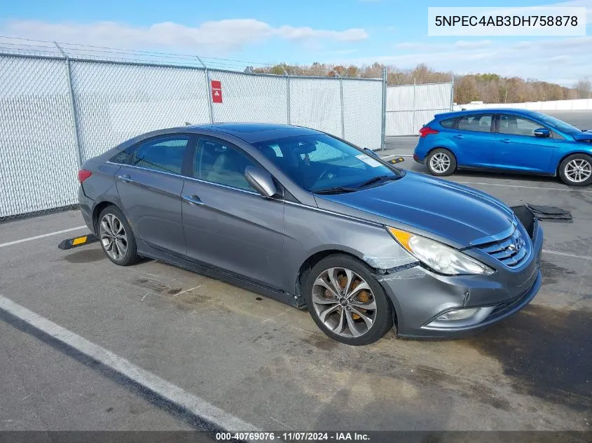 2013 Hyundai Sonata Se 2.0T VIN: 5NPEC4AB3DH758878 Lot: 40769076