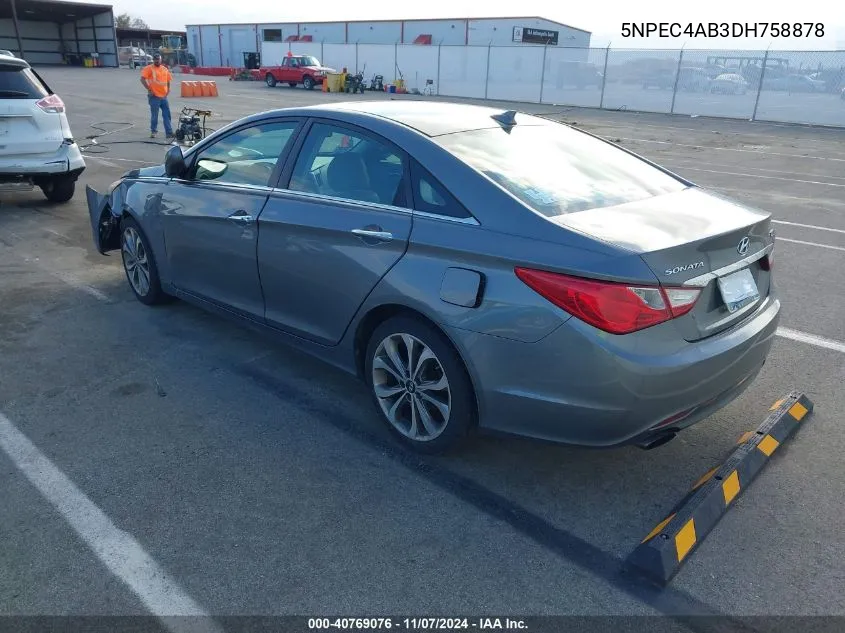 2013 Hyundai Sonata Se 2.0T VIN: 5NPEC4AB3DH758878 Lot: 40769076