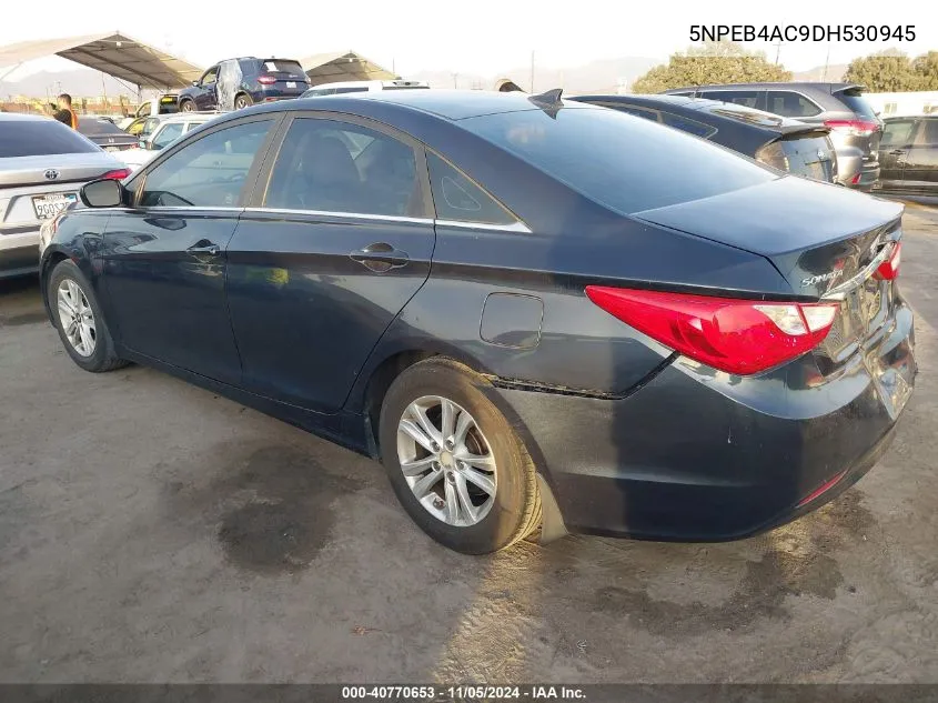 2013 Hyundai Sonata Gls VIN: 5NPEB4AC9DH530945 Lot: 40770653