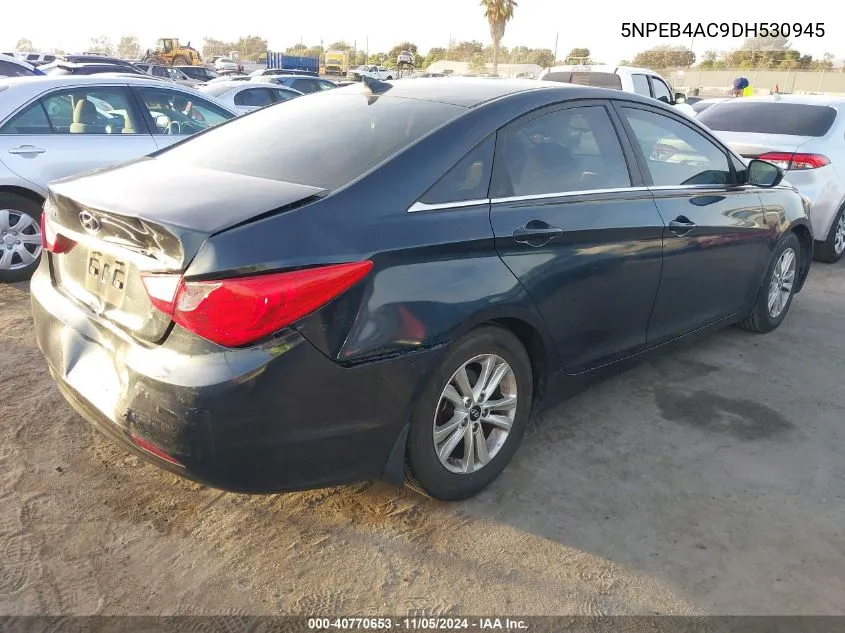 2013 Hyundai Sonata Gls VIN: 5NPEB4AC9DH530945 Lot: 40770653