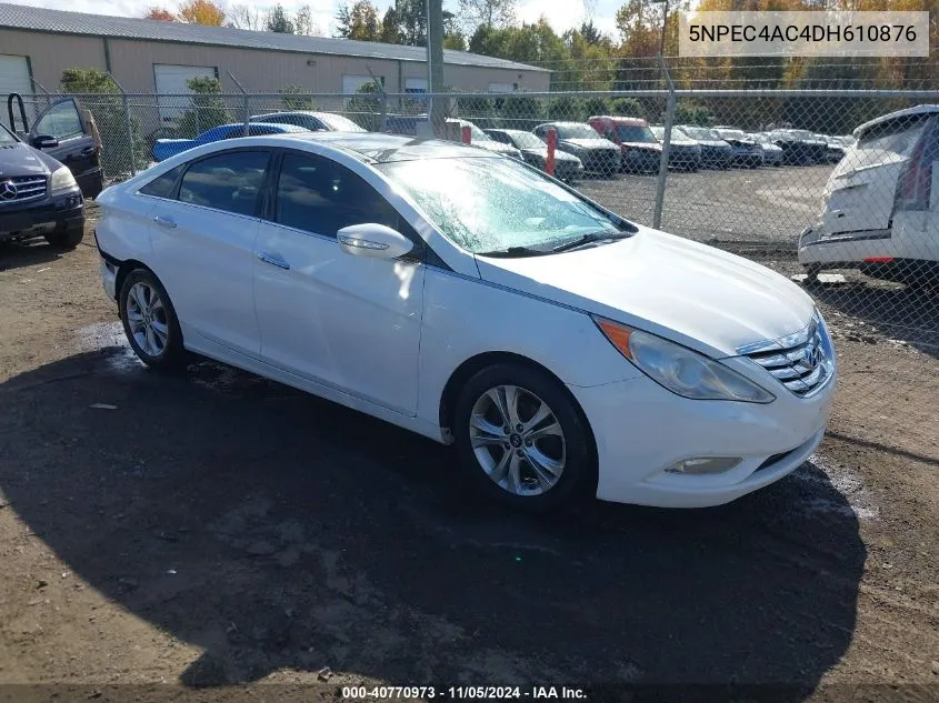 2013 Hyundai Sonata Limited VIN: 5NPEC4AC4DH610876 Lot: 40770973