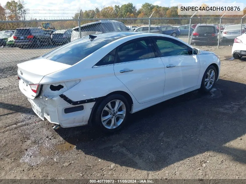 2013 Hyundai Sonata Limited VIN: 5NPEC4AC4DH610876 Lot: 40770973