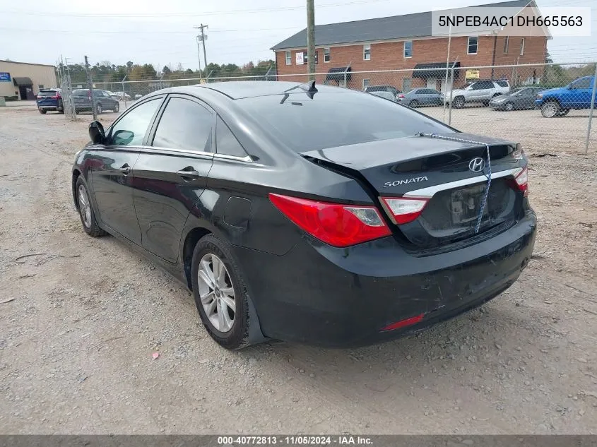 2013 Hyundai Sonata Gls VIN: 5NPEB4AC1DH665563 Lot: 40772813