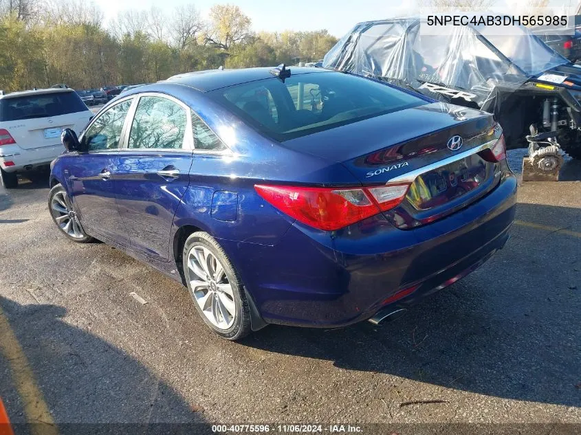 2013 Hyundai Sonata Limited 2.0T VIN: 5NPEC4AB3DH565985 Lot: 40775596