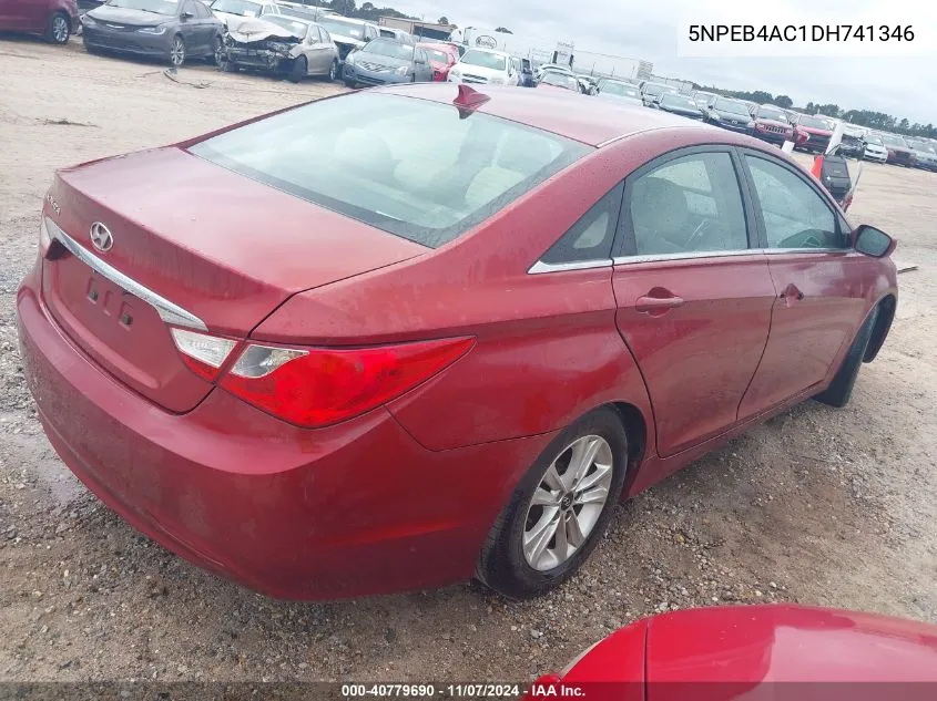 2013 Hyundai Sonata Gls VIN: 5NPEB4AC1DH741346 Lot: 40779690