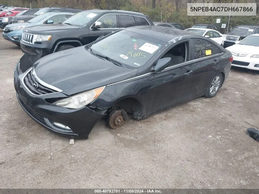 2013 Hyundai Sonata Gls VIN: 5NPEB4AC7DH667866 Lot: 40782701