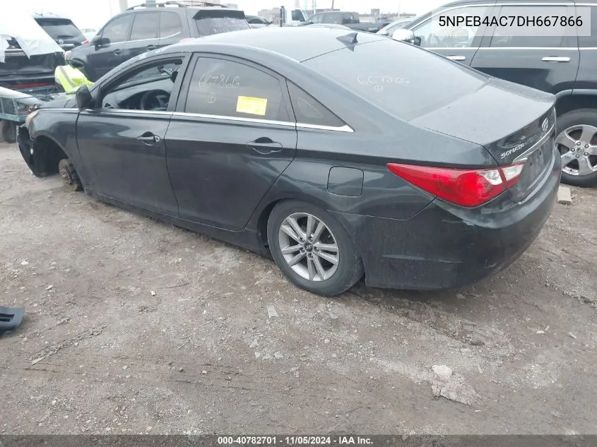 2013 Hyundai Sonata Gls VIN: 5NPEB4AC7DH667866 Lot: 40782701