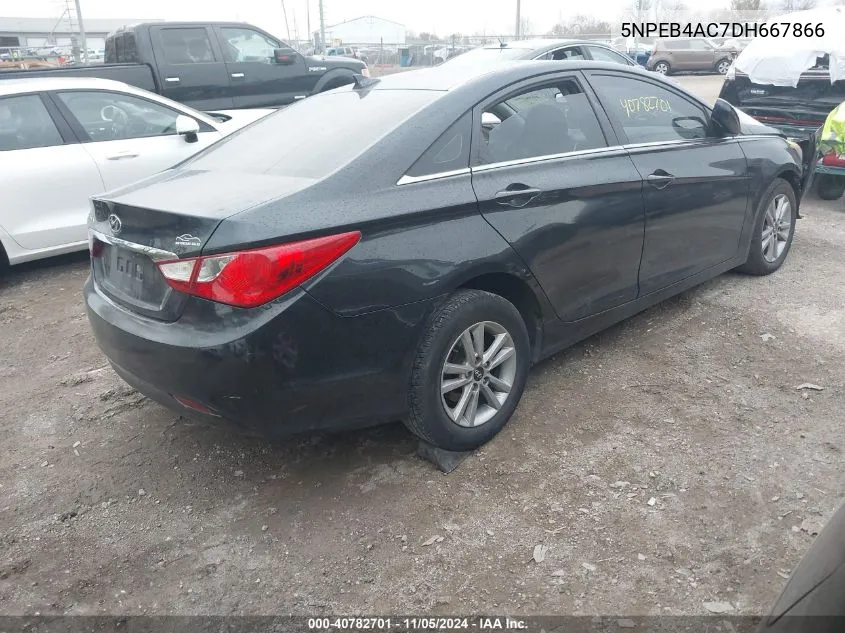 2013 Hyundai Sonata Gls VIN: 5NPEB4AC7DH667866 Lot: 40782701