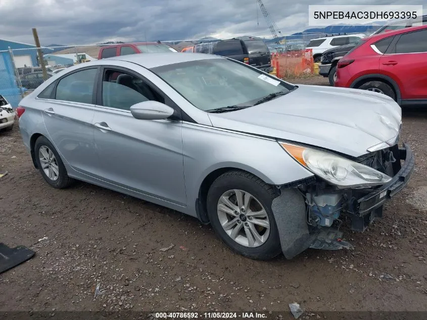 2013 Hyundai Sonata Gls VIN: 5NPEB4AC3DH693395 Lot: 40786592