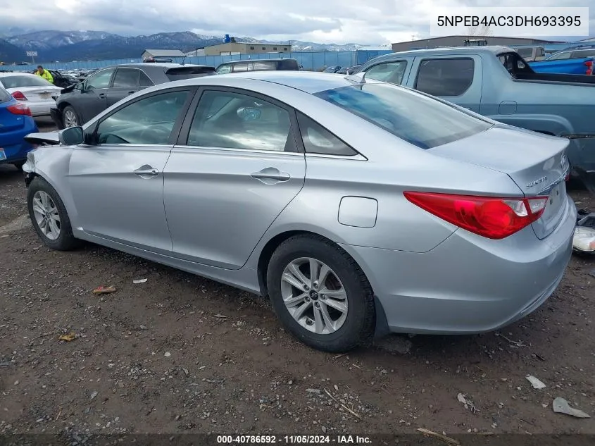 2013 Hyundai Sonata Gls VIN: 5NPEB4AC3DH693395 Lot: 40786592