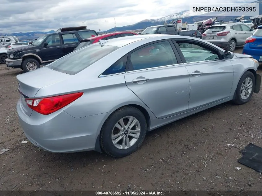 2013 Hyundai Sonata Gls VIN: 5NPEB4AC3DH693395 Lot: 40786592