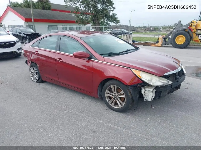 2013 Hyundai Sonata Gls VIN: 5NPEB4AC5DH606452 Lot: 40787822