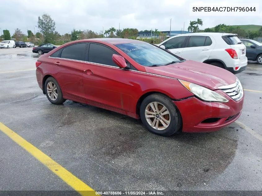 2013 Hyundai Sonata Gls VIN: 5NPEB4AC7DH796044 Lot: 40788686