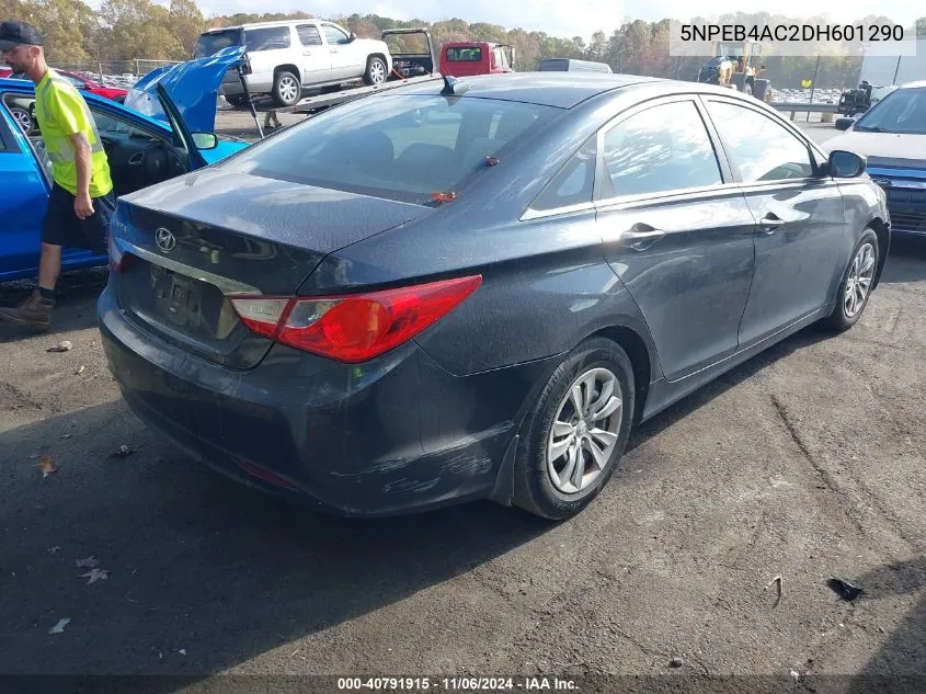 2013 Hyundai Sonata Gls VIN: 5NPEB4AC2DH601290 Lot: 40791915