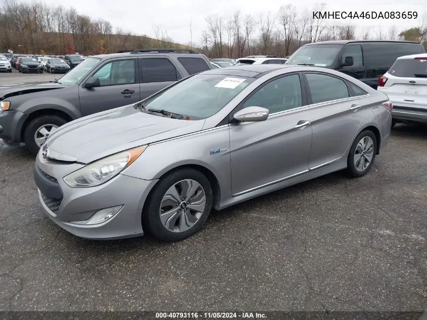 2013 Hyundai Sonata Hybrid Limited VIN: KMHEC4A46DA083659 Lot: 40793116