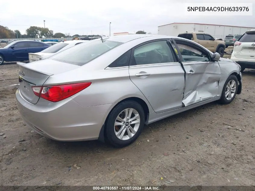 2013 Hyundai Sonata Gls VIN: 5NPEB4AC9DH633976 Lot: 40793557