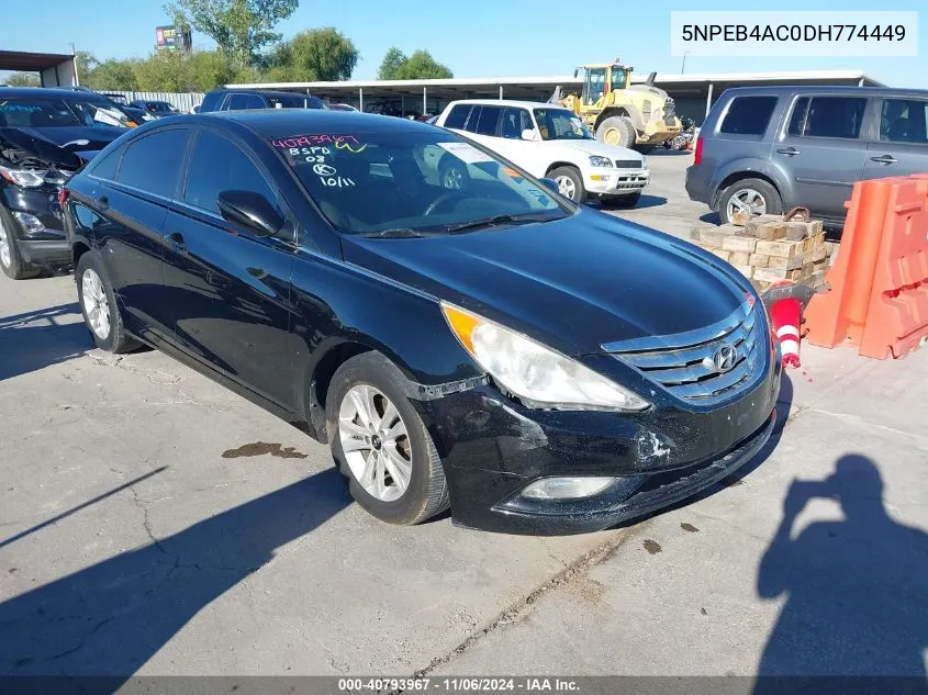 2013 Hyundai Sonata Gls VIN: 5NPEB4AC0DH774449 Lot: 40793967