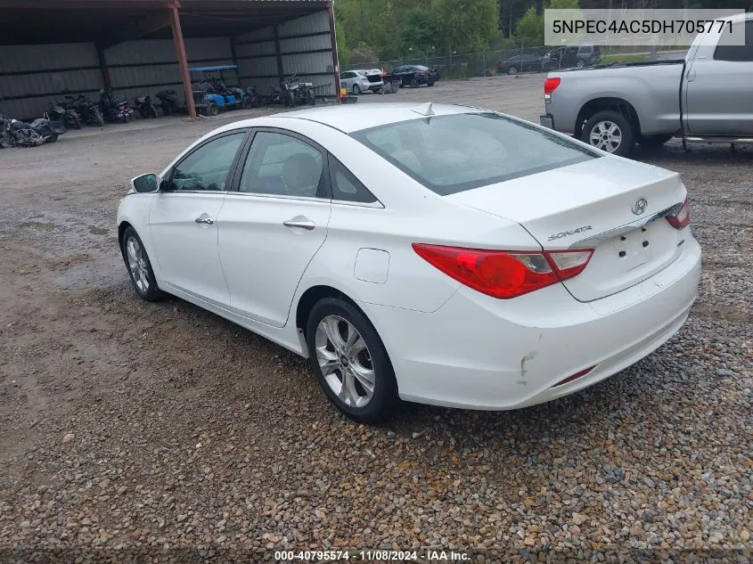 2013 Hyundai Sonata Limited VIN: 5NPEC4AC5DH705771 Lot: 40795574