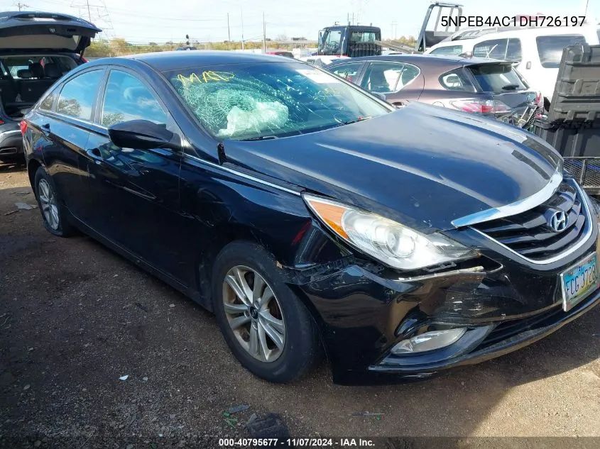 2013 Hyundai Sonata Gls VIN: 5NPEB4AC1DH726197 Lot: 40795677