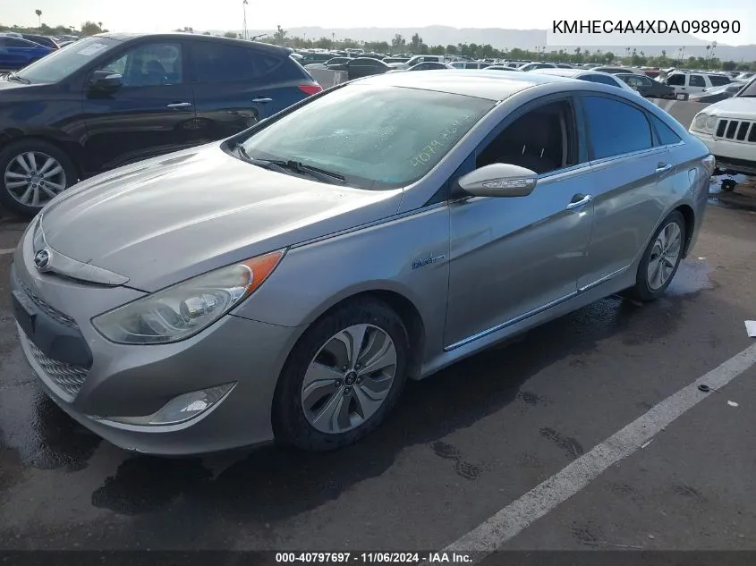 2013 Hyundai Sonata Hybrid Limited VIN: KMHEC4A4XDA098990 Lot: 40797697