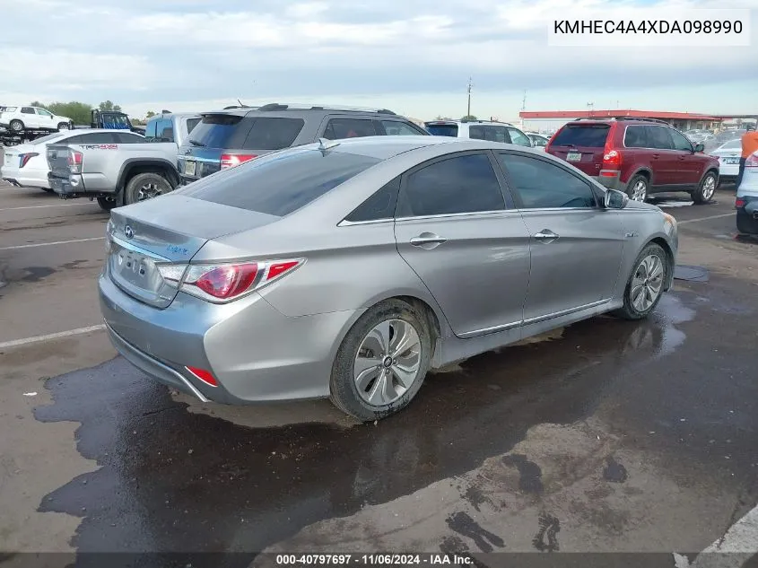 2013 Hyundai Sonata Hybrid Limited VIN: KMHEC4A4XDA098990 Lot: 40797697