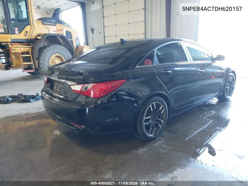 2013 Hyundai Sonata Gls VIN: 5NPEB4AC7DH620157 Lot: 40800521