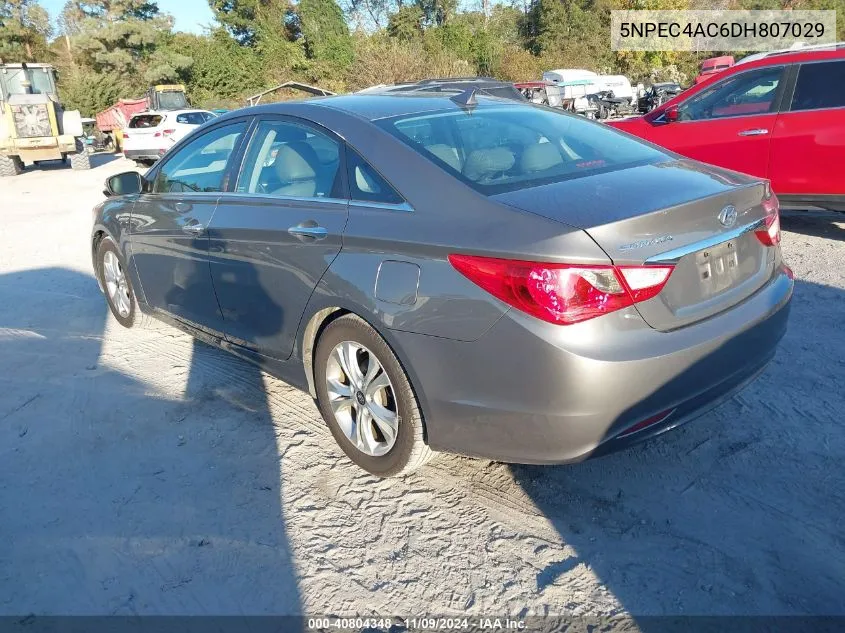 2013 Hyundai Sonata Limited VIN: 5NPEC4AC6DH807029 Lot: 40804348