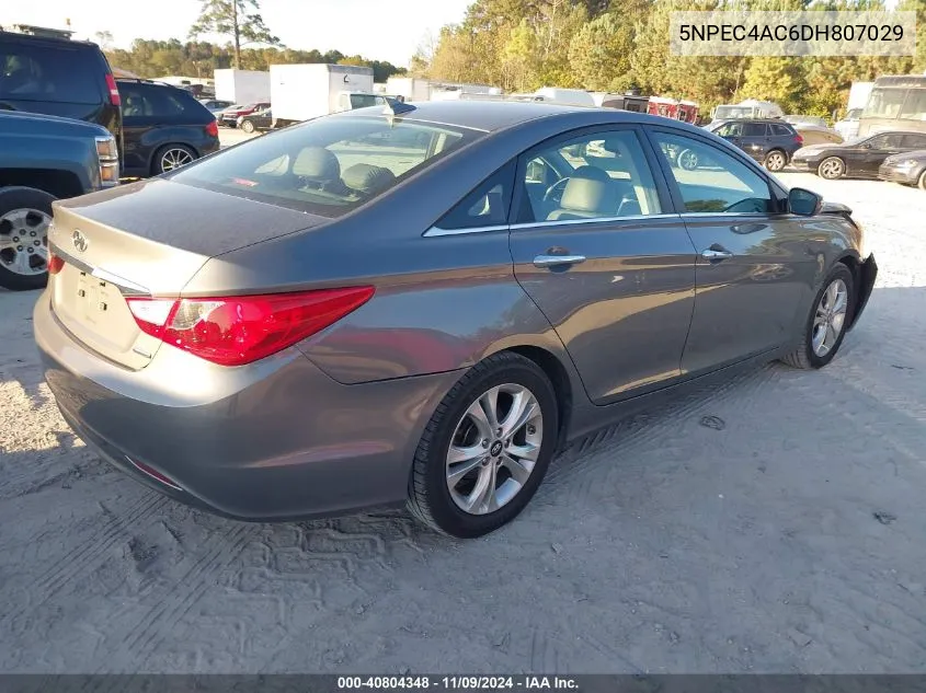 2013 Hyundai Sonata Limited VIN: 5NPEC4AC6DH807029 Lot: 40804348