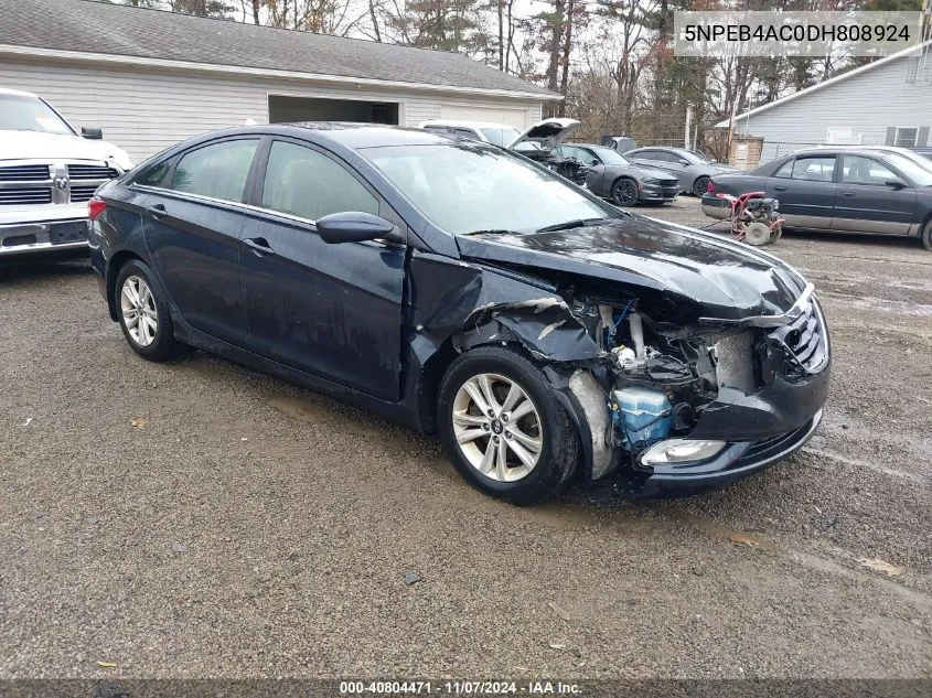 2013 Hyundai Sonata Gls VIN: 5NPEB4AC0DH808924 Lot: 40804471