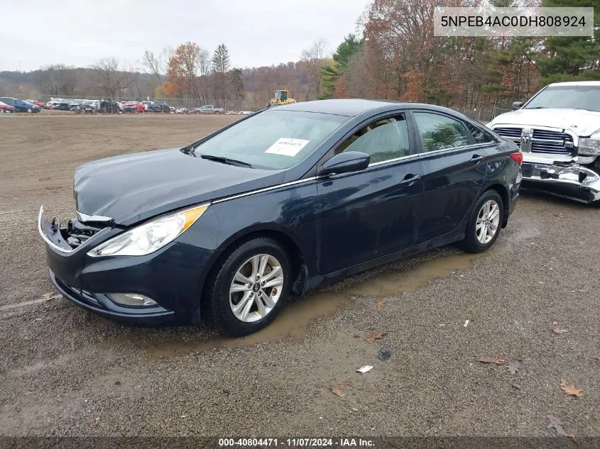 2013 Hyundai Sonata Gls VIN: 5NPEB4AC0DH808924 Lot: 40804471