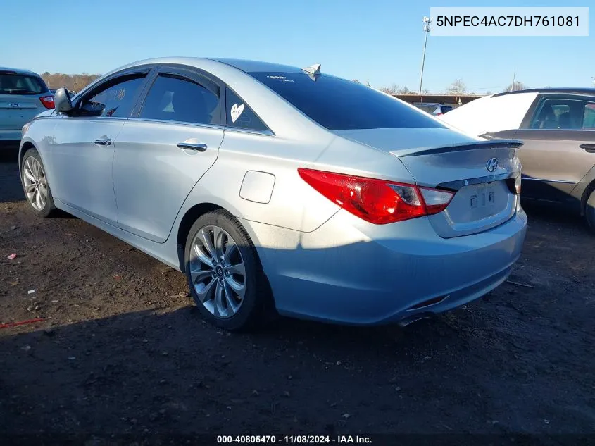 2013 Hyundai Sonata Se VIN: 5NPEC4AC7DH761081 Lot: 40805470