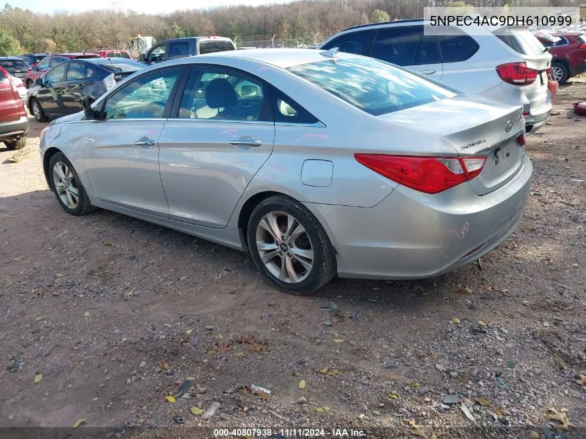 2013 Hyundai Sonata Limited VIN: 5NPEC4AC9DH610999 Lot: 40807938