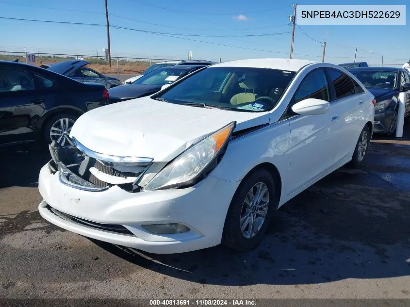 2013 Hyundai Sonata Gls VIN: 5NPEB4AC3DH522629 Lot: 40813691