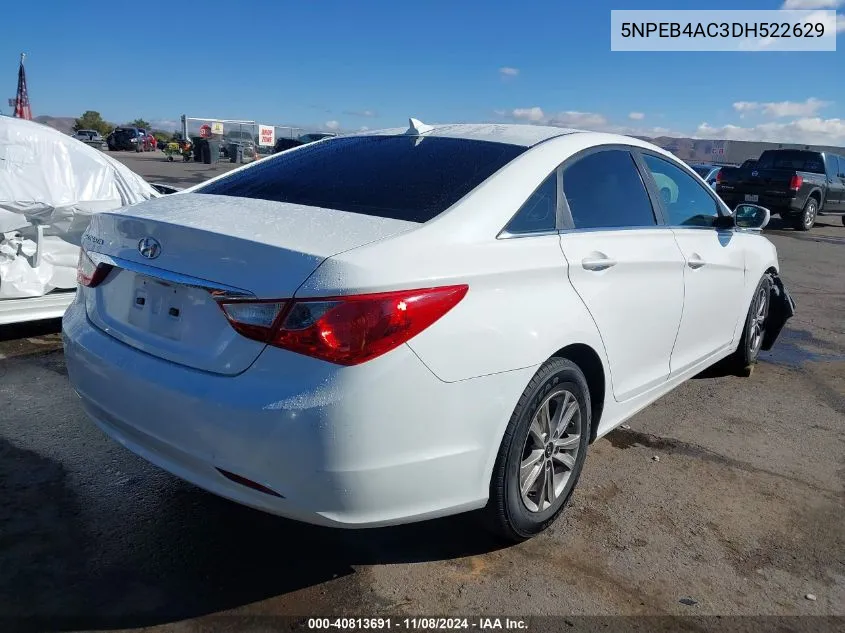 2013 Hyundai Sonata Gls VIN: 5NPEB4AC3DH522629 Lot: 40813691