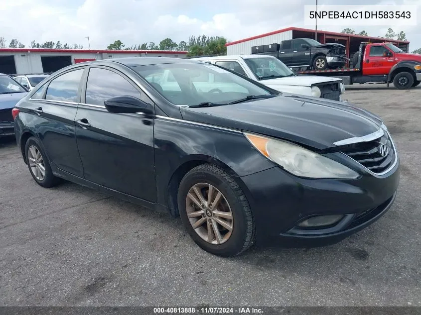 5NPEB4AC1DH583543 2013 Hyundai Sonata Gls