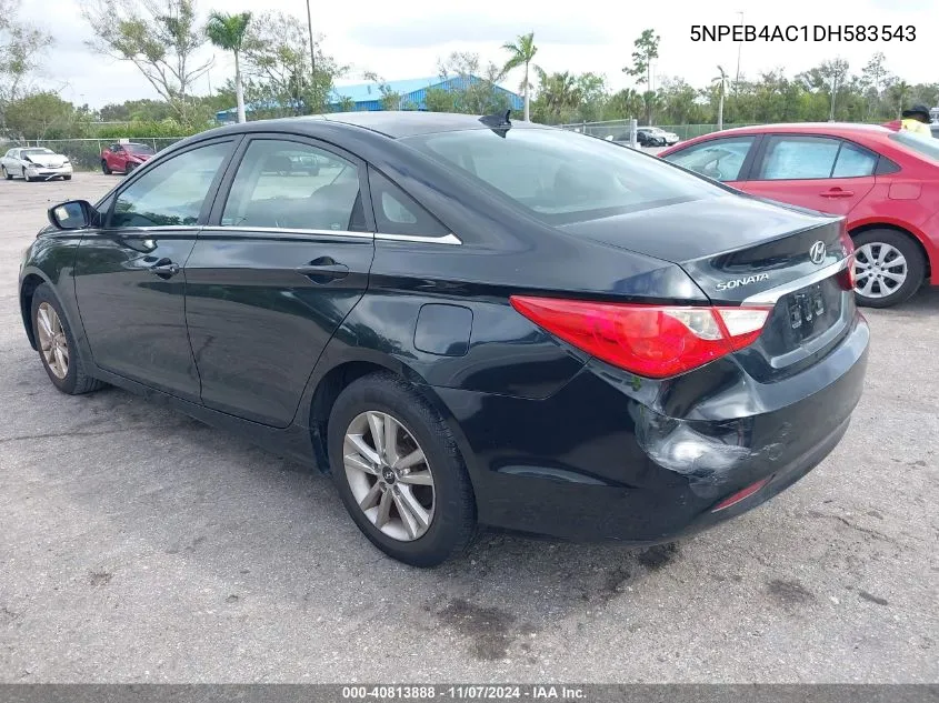 5NPEB4AC1DH583543 2013 Hyundai Sonata Gls