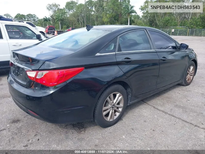 5NPEB4AC1DH583543 2013 Hyundai Sonata Gls