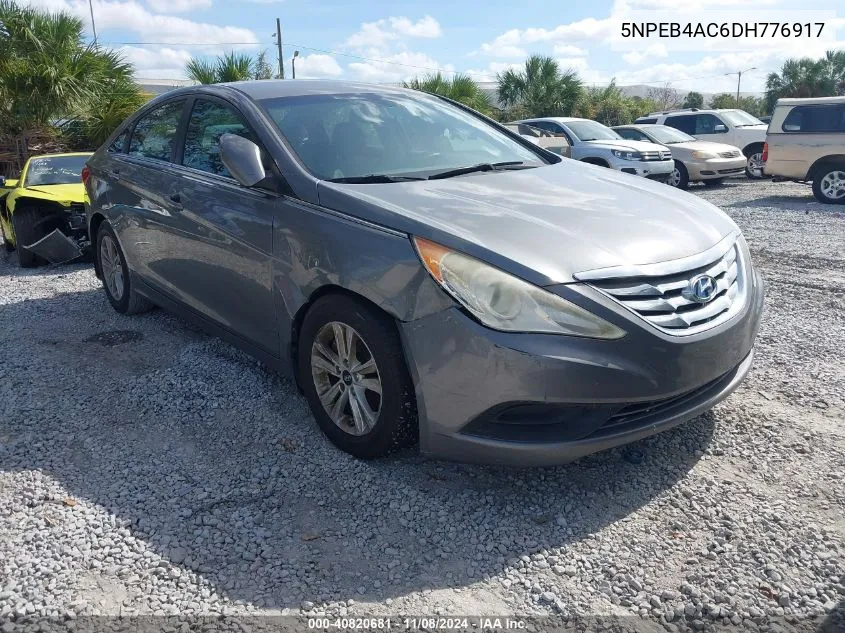 2013 Hyundai Sonata Gls VIN: 5NPEB4AC6DH776917 Lot: 40820681