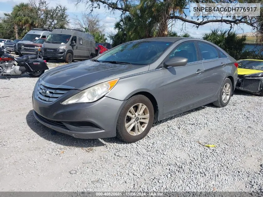 2013 Hyundai Sonata Gls VIN: 5NPEB4AC6DH776917 Lot: 40820681