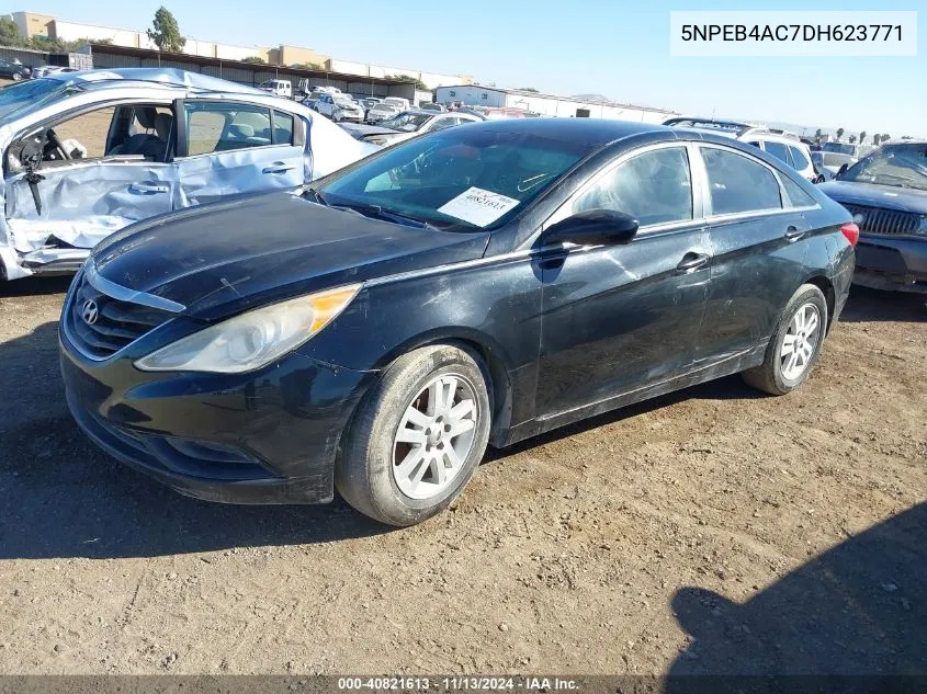 2013 Hyundai Sonata Gls VIN: 5NPEB4AC7DH623771 Lot: 40821613