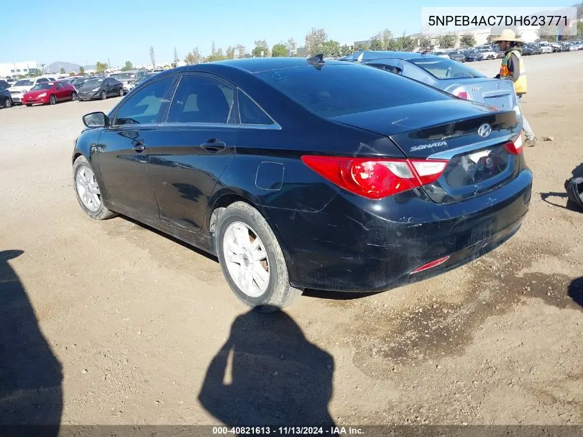 2013 Hyundai Sonata Gls VIN: 5NPEB4AC7DH623771 Lot: 40821613