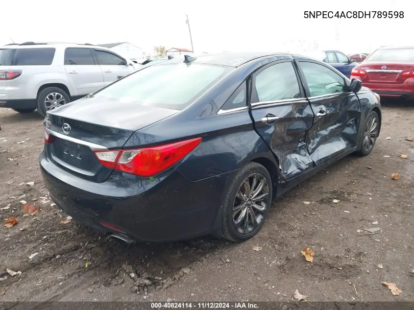 2013 Hyundai Sonata Se VIN: 5NPEC4AC8DH789598 Lot: 40824114