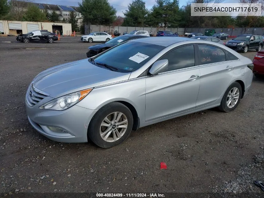 2013 Hyundai Sonata Gls VIN: 5NPEB4AC0DH717619 Lot: 40824499