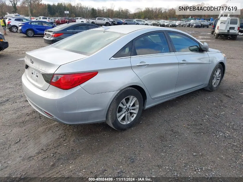 2013 Hyundai Sonata Gls VIN: 5NPEB4AC0DH717619 Lot: 40824499