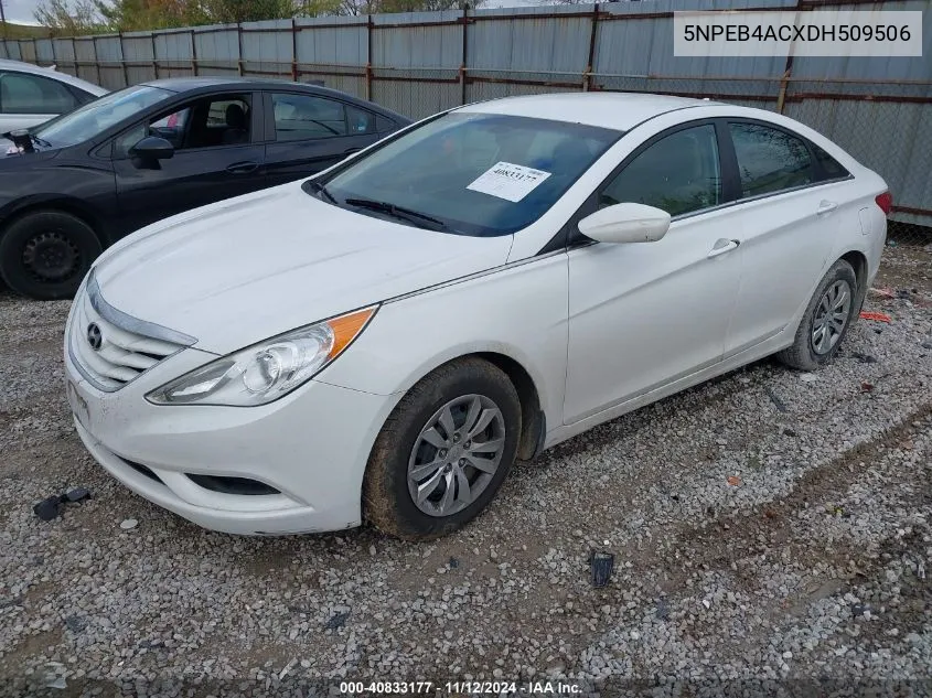 2013 Hyundai Sonata Gls VIN: 5NPEB4ACXDH509506 Lot: 40833177